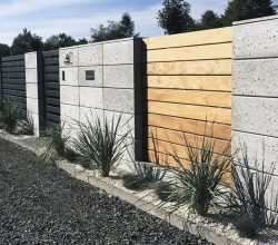 Bloczki ogrodzeniowe z betonu architektonicznego